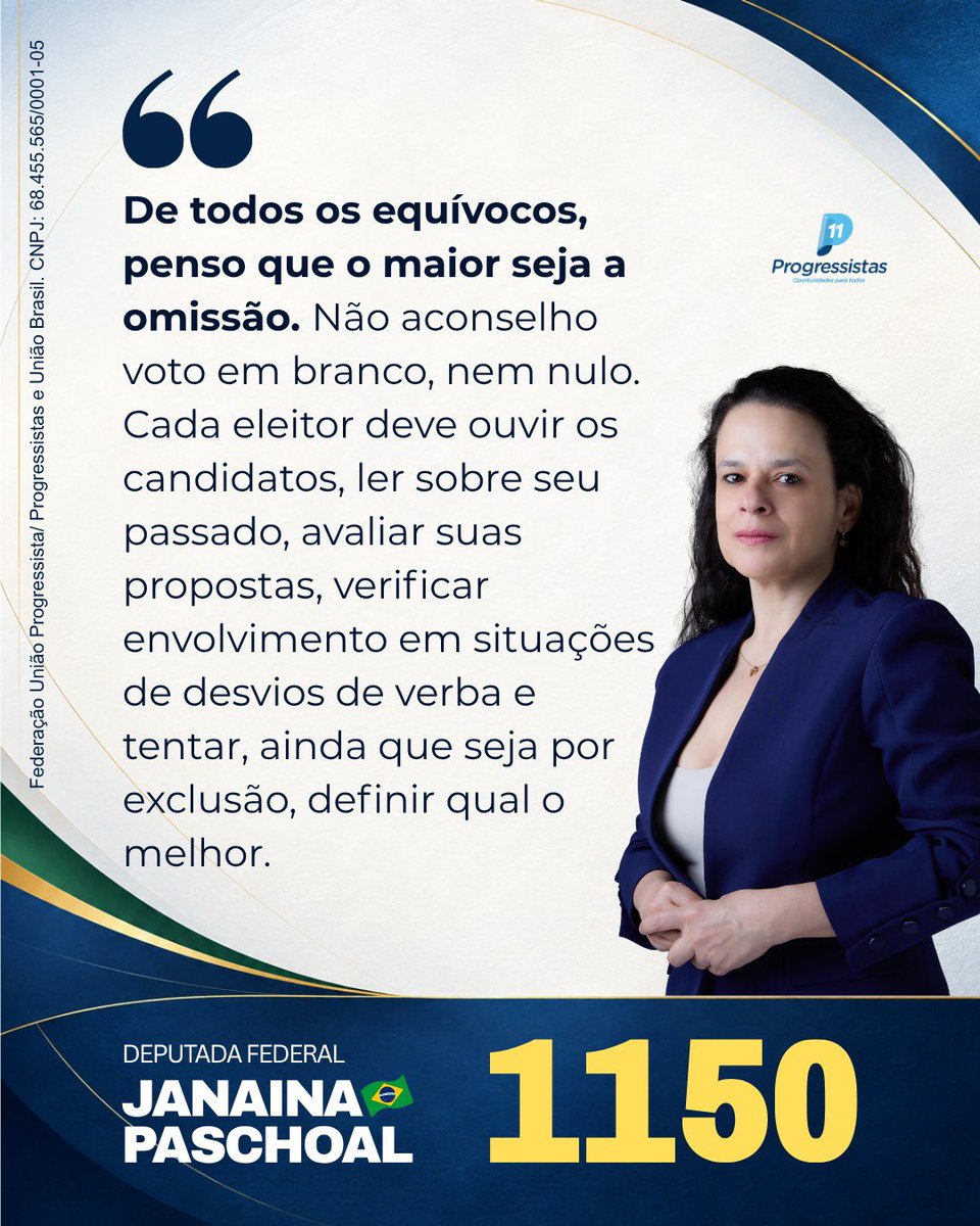 JanainaDoBrasil's tweet photo. Último dia de campanha, amigos! Vamos ocupar nosso principal espaço, o de eleitor! Se não escolhermos, escolhem por nós! Eu sou uma das boas opções que há! Se ainda não decidiu, tire o dia para  estudar e decidir as pessoas que, nos próximos 4 anos, trabalharão por e para nós! Logo, estarei na rua, entregando meus santinhos. Até o final do dia, dá tempo de conquistar uns ♥️🧡💛💙💗💚💜🩵💝💖🩷🤍