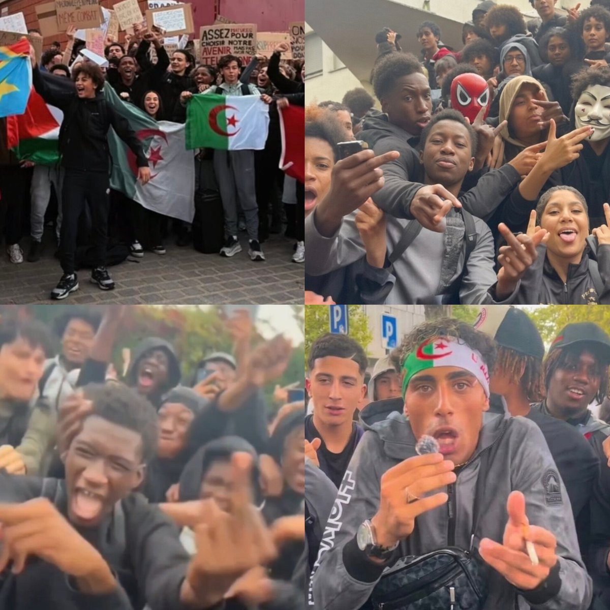 EvacTony's tweet photo. Take a close look at France, this is multiculturalism, this is the failed multicultural open borders experiment that has been forced upon us all.

This doesn't mean I hate all brown and black people, it means the numbers of people with entirely different world views flooding into the West have made integration impossible and civil war the only long term outcome. 

Great Britain, look to France to see the future they've signed you up to without your consent. 

#France #Paris