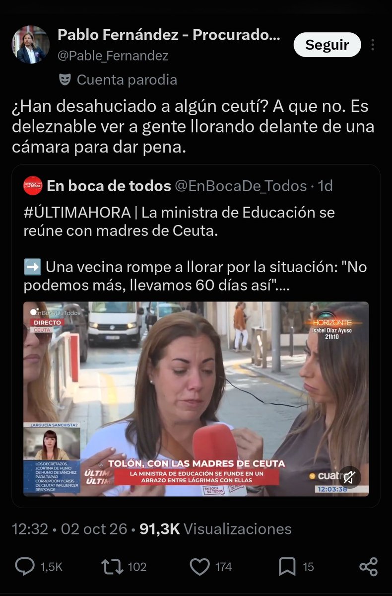MARIAYDANA's tweet photo. @IreneMontero Dices algo sobre las barbaridades de tus compañeros? https://t.co/sLYUwFmA2U