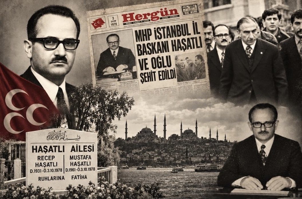 SmyYaman2's tweet photo. 3 Ekim 1978 İstanbul’da hain pusu ile Şehit edilen İstanbul İl Başkanımız #RecepHaşatlı evladı #MustafaHaşatlı rahmet ve dua ile anıyoruz.
Mekanları cennet olsun… https://t.co/NejCFu5RvC