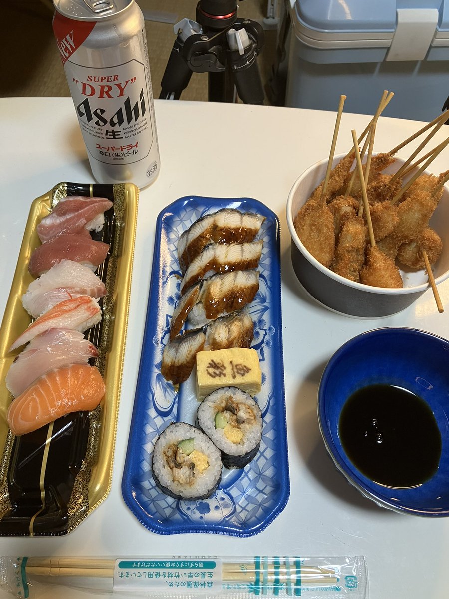 Piropiroyan's tweet photo. 雑談生配信26年10月3日寿司、串カツそしてビール飲む配信 https://t.co/PPDfIPaMBl @YouTubeより https://t.co/qw2tcUJGGw