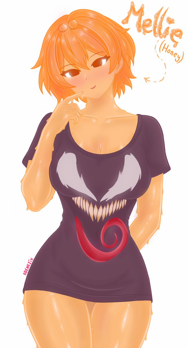 Odenezix's tweet photo. Mellie (my OC) ❤️‍🔥
#OC #ocart #fanart #slimegirl #slime https://t.co/AXWKPFlB3P