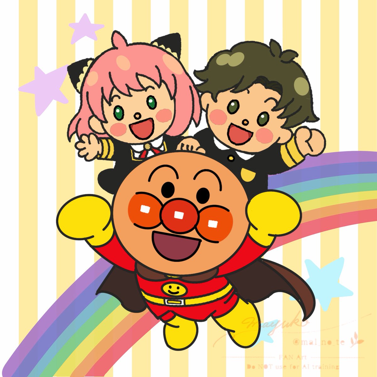 mal_no_te's tweet photo. 本日10/3は【アンパンマンの日】

ボンドマン…じゃなくて、
アンパンマン放送38周年おめでとござます

🥊(О'̑〇̮'̑О🥊) 🥜🦅 https://t.co/qvLShULJTS