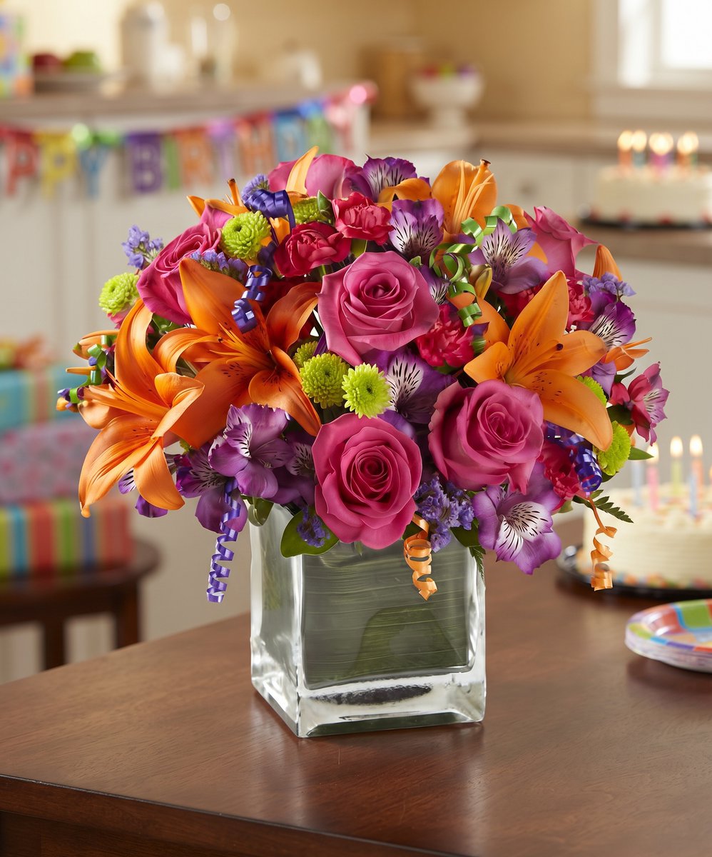 Busseys's tweet photo. Celebrate October birthdays with our handcrafted Celebration Flower Bouquet. 
Farm-fresh stems delivered same-day in Rome, Cedartown, Rockmart &amp; Cartersville, GA! 
Order now: https://t.co/PAoUAtVsDG 

#CelebrationBouquet #BusseysFlorist #RomeGA #OctoberBirthday https://t.co/hmpXljVsW6