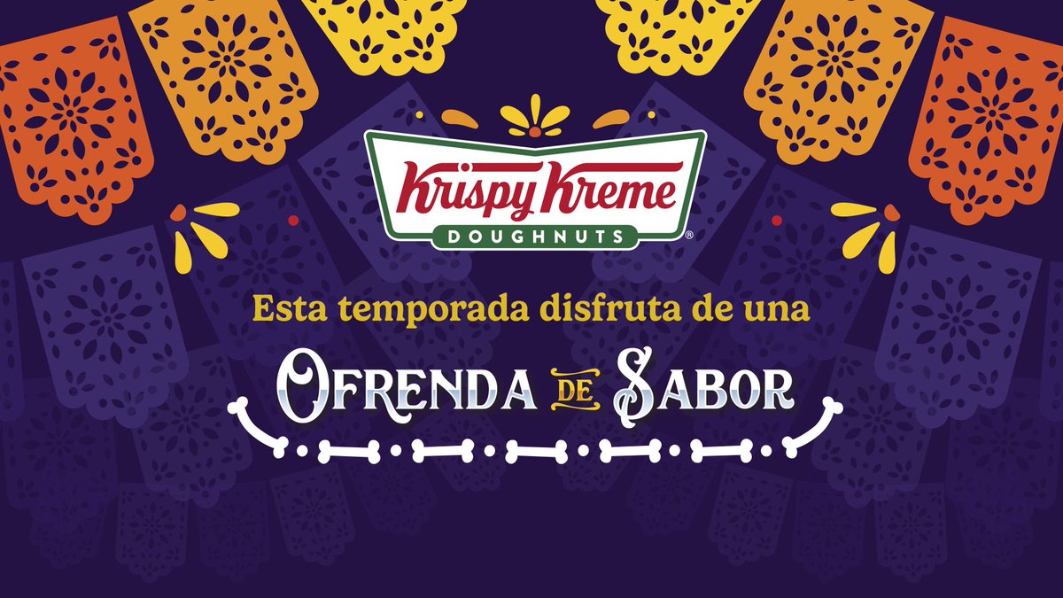 krispykrememx's tweet photo. 😋Del 1° de octubre al 5 de noviembre, regresa una de tus favoritas:  

💜🦴Dona Katrina, suave y con un irresistible relleno hecho con Chocolate Carlos V® 🍩🍫

Celebra la tradición con el sabor de Krispy Kreme: https://t.co/gzMB6iyqjB https://t.co/WF02GmtLeV