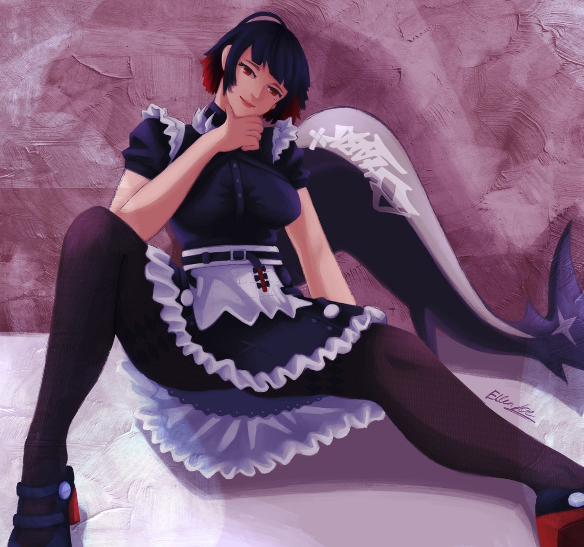 Sassan12l's tweet photo. Ellen Joe. ZZZ 

#zzzeroIllustration #zzzero #ellenjoe #fanart #ilustration #vgenartist #opencommision #zzzfanart #artmoots https://t.co/WEo8Xw8oxw