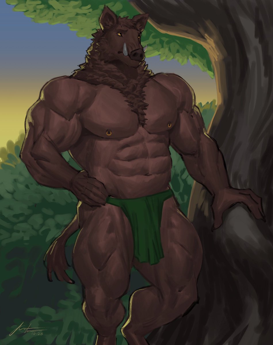 alexxxnttt's tweet photo. Day three of weretober, boar https://t.co/yT2xN3J5Gt