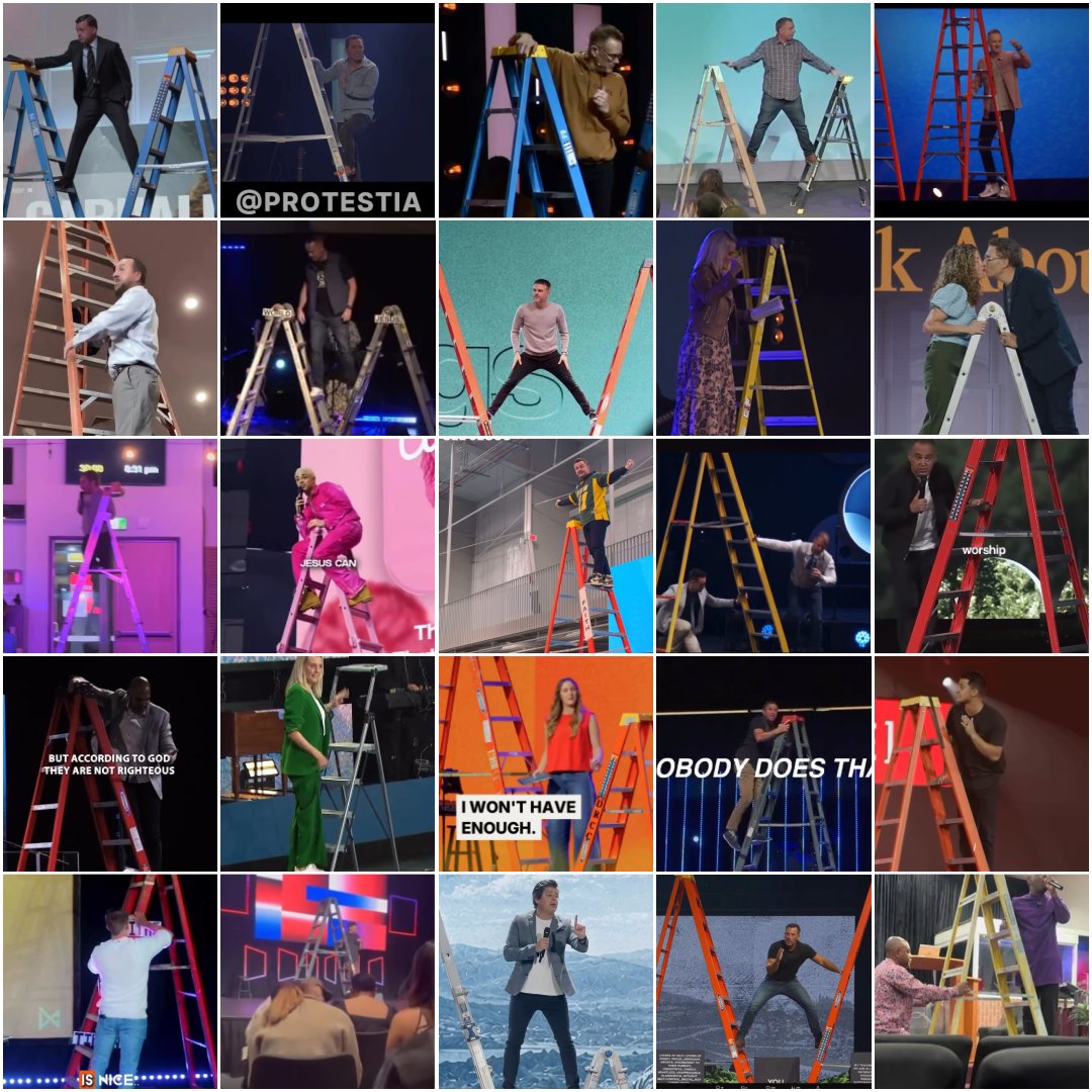 Protestia's tweet photo. We made a graphic, because there's few things that pastors love more than ladders in their sermon illustrations.  :p https://t.co/nygIjKrZWD