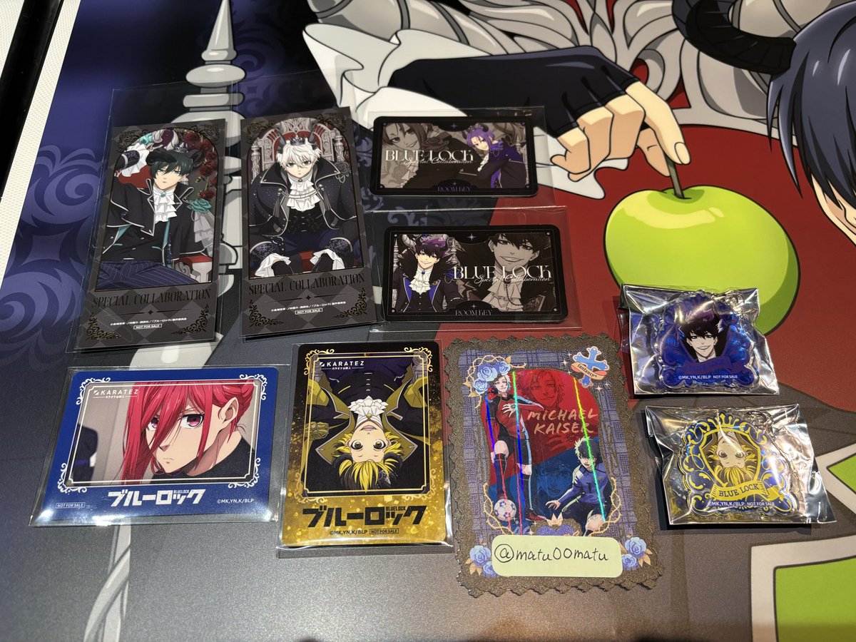 matu00matu's tweet photo. 【交換】
ブルーロック ブルロ カラ鉄

◾︎譲:写真のもの
ミニフォトカード:千切、蜂楽
ストローチャーム:烏、蜂楽
チケットカード:烏、凪
ルームキーカード:烏、玲王

◾︎求
同異種 潔

郵送orプロカ範囲手渡し

検索からお気軽にお声掛けください https://t.co/uz64vNIisY