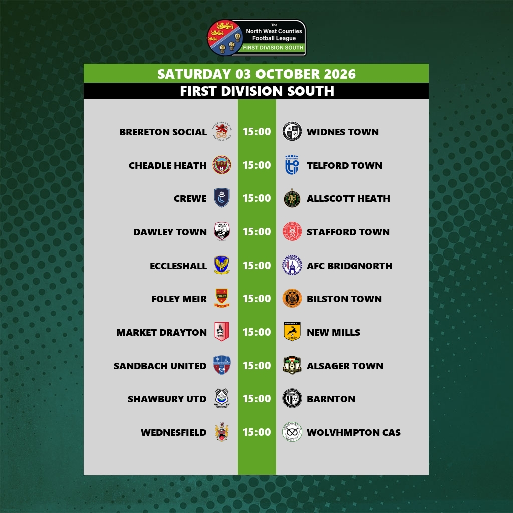 nwcfl's tweet photo. Big programme of league fixtures today - across all three divisions https://t.co/91zdCZhkf4