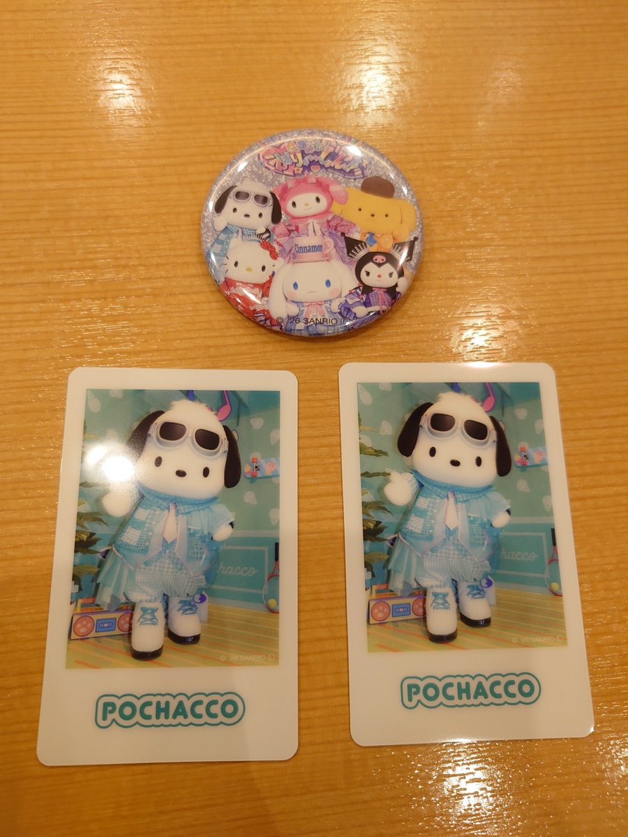 saku_mh06's tweet photo. 【交換・譲渡】サンリオ アニメイト コラボ きゅあかわきゅーと きゅあかわ  　

【譲】ポラロイドカード ポチャッコ2
　　　缶バッチ 集合2

【求】マイメロ又はポラロイドカード集合又は定価（カードは500円でも可）

後日ピューロ手渡し又は郵送になります。ご希望の方はご連絡ください。 https://t.co/XjDxFNHMp0
