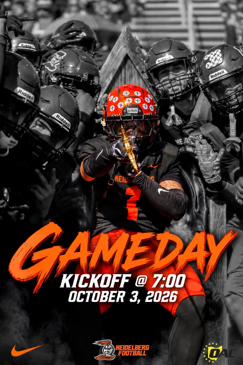 CoachDrewMunger's tweet photo. BERG FOOTBALL PLAYS TODAY‼️‼️ Time to defend the Castle @ 7:00PM🟠⚫️ @BergFootball 

#BergGang     |     #D3FB    |     #OAC https://t.co/uoPDev0CRU