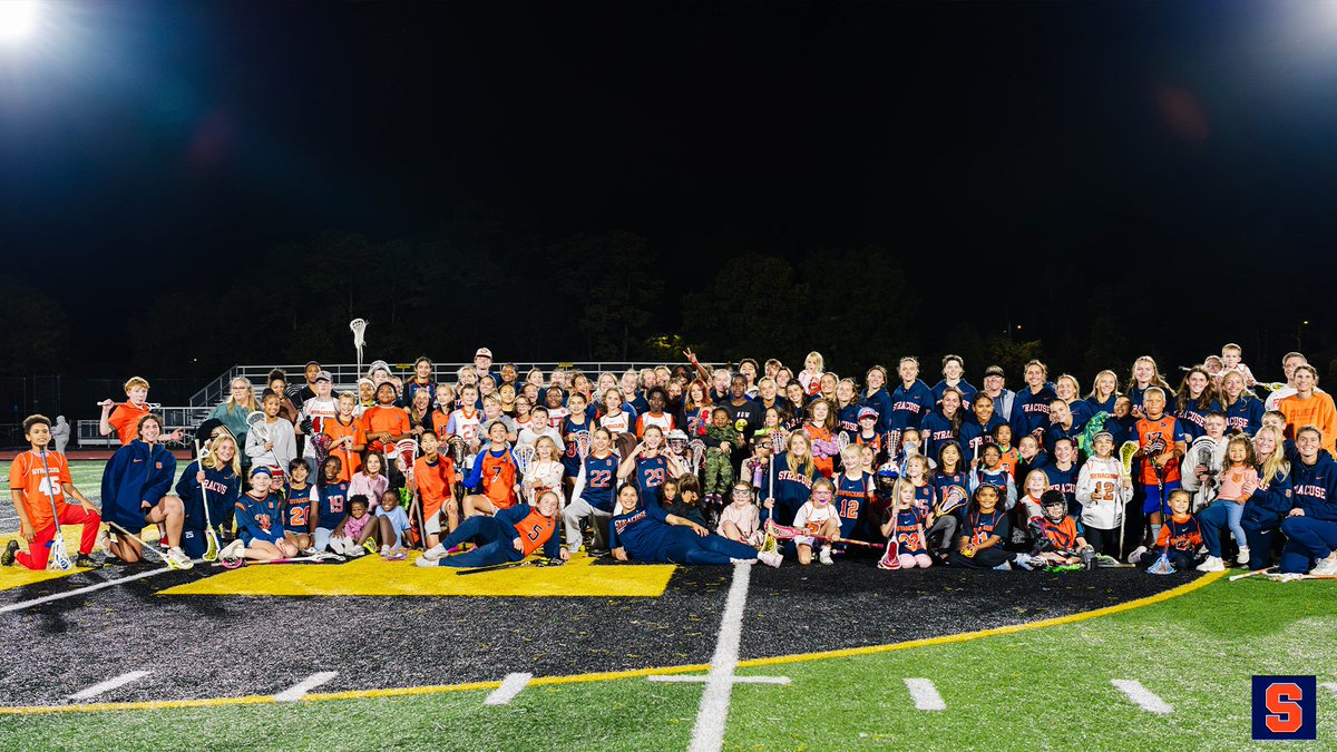 CuseWLAX's tweet photo. Future Stars in the Making 🍊

Had a great time at the Syracuse City Lacrosse clinic working with the next generation last night! https://t.co/MGPCcqtOrA