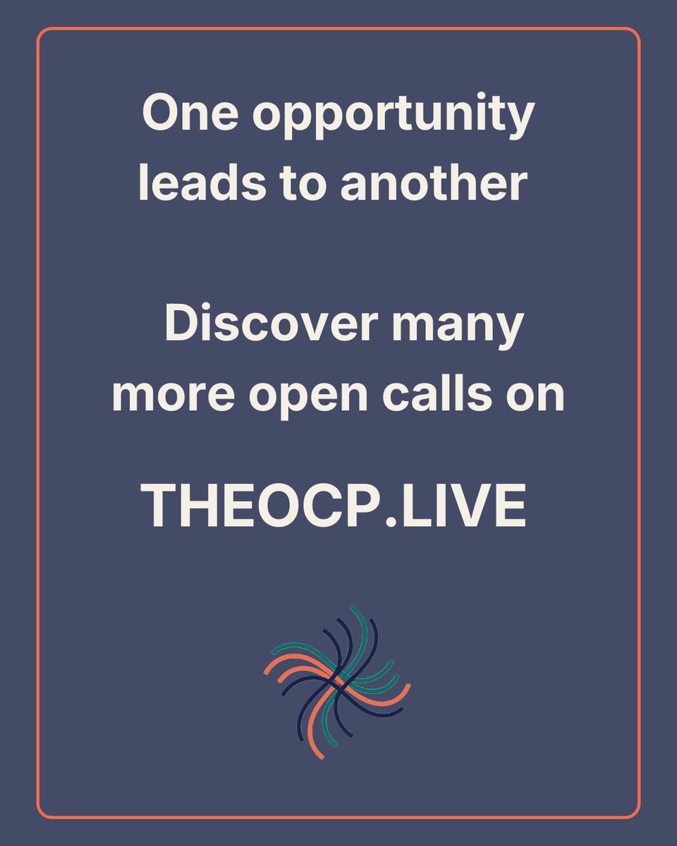 TheOCPlive's tweet photo. This Artist Residency Program offers selected artists the opportunity to step away from their usual environment, develop new work and engage with a creative community through dedicated studio time and professional exchange.

Deadline: 30 September 2026

#ArtistResidency #TheOCP https://t.co/dzMiaTL5yc