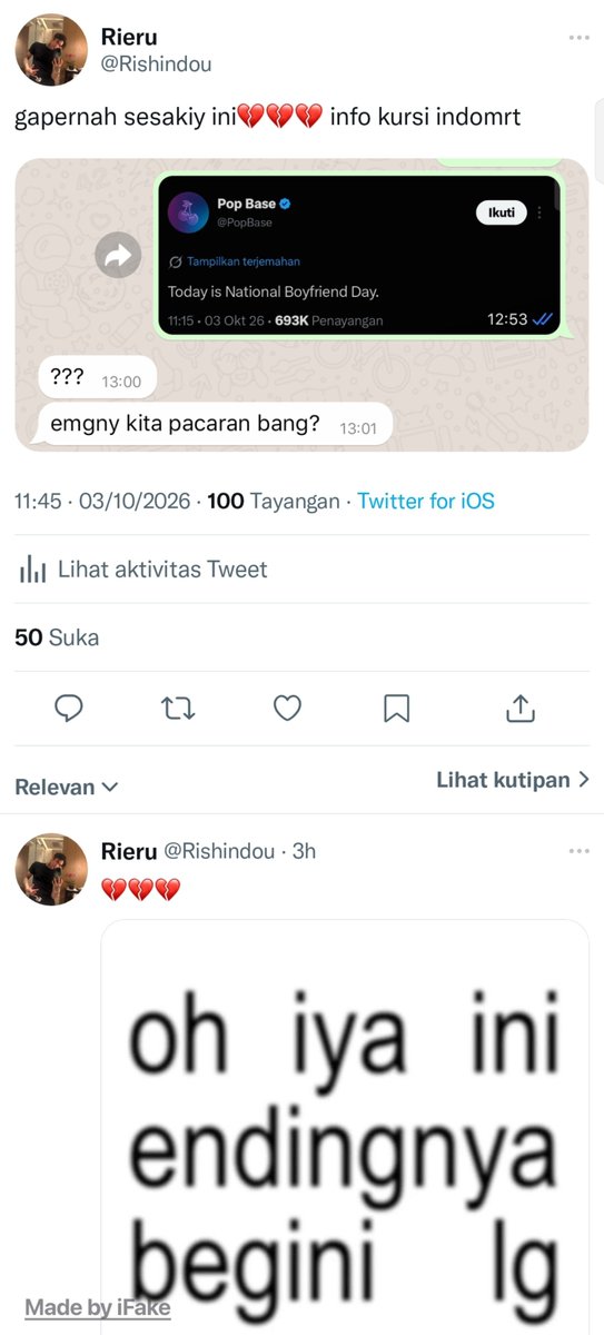 ini_ggistara's tweet photo. #RapStorm🗣️🌪 two-tweet

boyfriend day cenah. 

[1] https://t.co/V9w7LvixJm