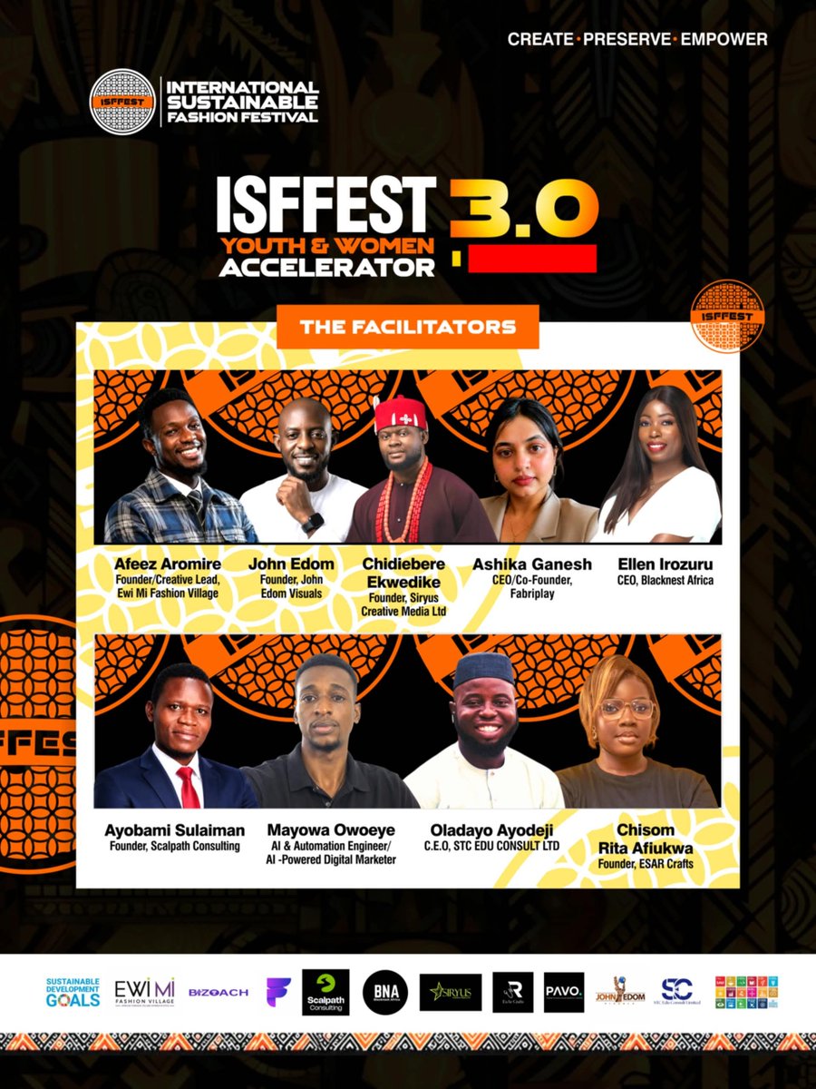 isffest_'s tweet photo. These are the people who showed up for the next generation. 

The ISFFEST 3.0 Youth and Women Accelerator brought together some of the most accomplished minds in fashion, business, tech, and creative enterprise not to speak at the room, but to pour into it. https://t.co/jZuczXxopK