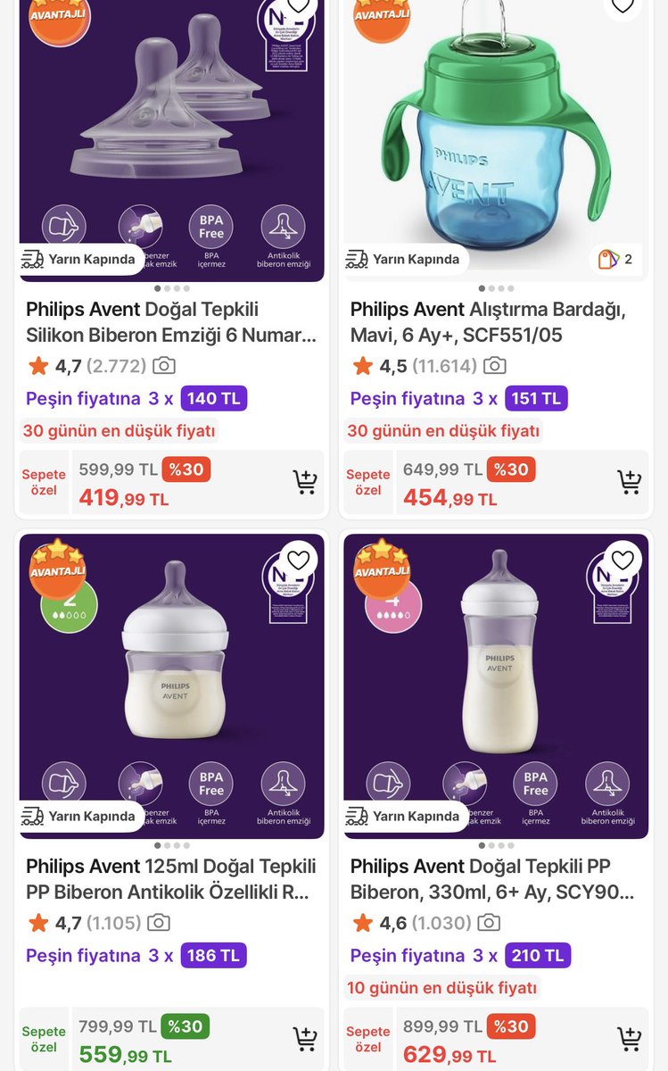 arsiv1X's tweet photo. Philips Avent tüm ürünlerde %30 indirim var fiyatlar diplerde kaçırmayın 🤩🤩

https://t.co/OX0fsCAFZp

#tanıtım https://t.co/dAmB8DsVs7