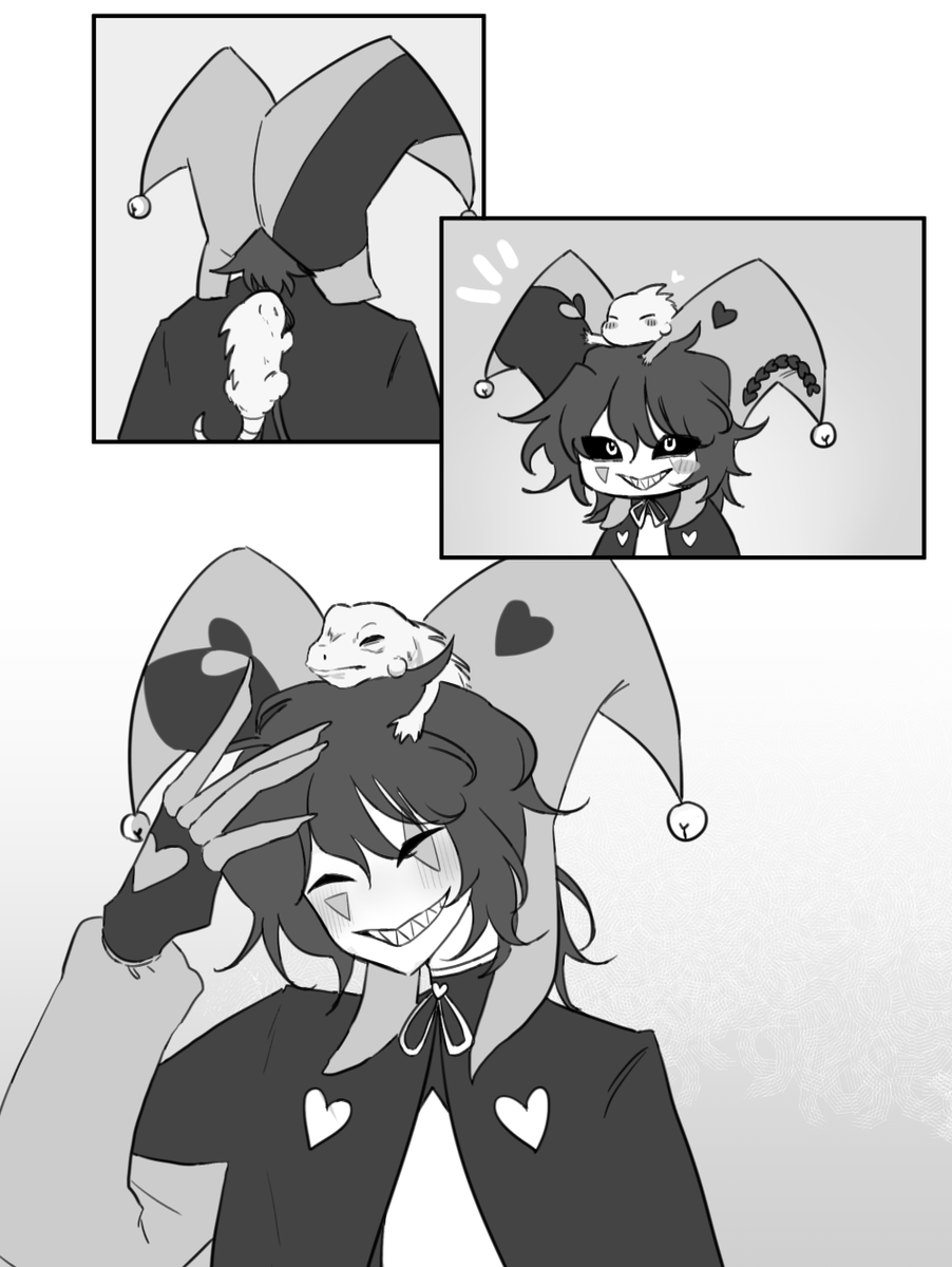 potato_p0's tweet photo. #thefreakcircus #tfc #Harlequin
안녕 (2/3) https://t.co/L64U7PlVC6