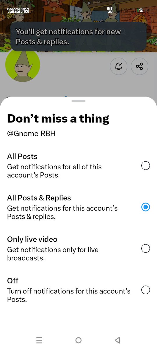Fw_Haruto's tweet photo. @Godfatherofethh @Gnome_RBH I followed them with post notifications so I won't miss anything https://t.co/BBrFMgpO55