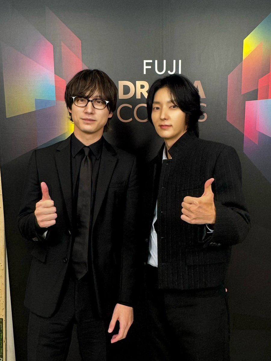kidnapgame_jp's tweet photo. ━━［kiDnap GAME］━━━
　FUJI DRAMA COLORS
　　　2026 AUTUMN✨
━━━━━━━━━━━━━

本日は、
FUJI DRAMA COLORS 2026 AUTUMN
でした！
#坂口健太郎 さん、
#イ・ジュンギ さんのお二人が出演しました！

オフショットをお届けします✨

初回放送まであと3日！
#kiDnapGAME 10/6（火）よる9時放送🌹