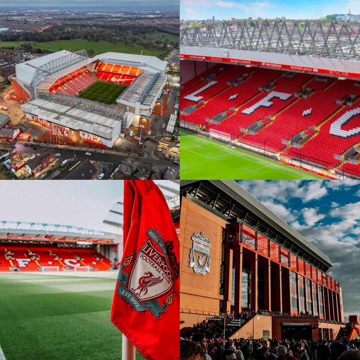 FootballHQ's tweet photo. 🚨OFFICIAL: Anfield has been voted as the best stadium in the Premier League for atmosphere in 2025. https://t.co/q7zfr9SkDA