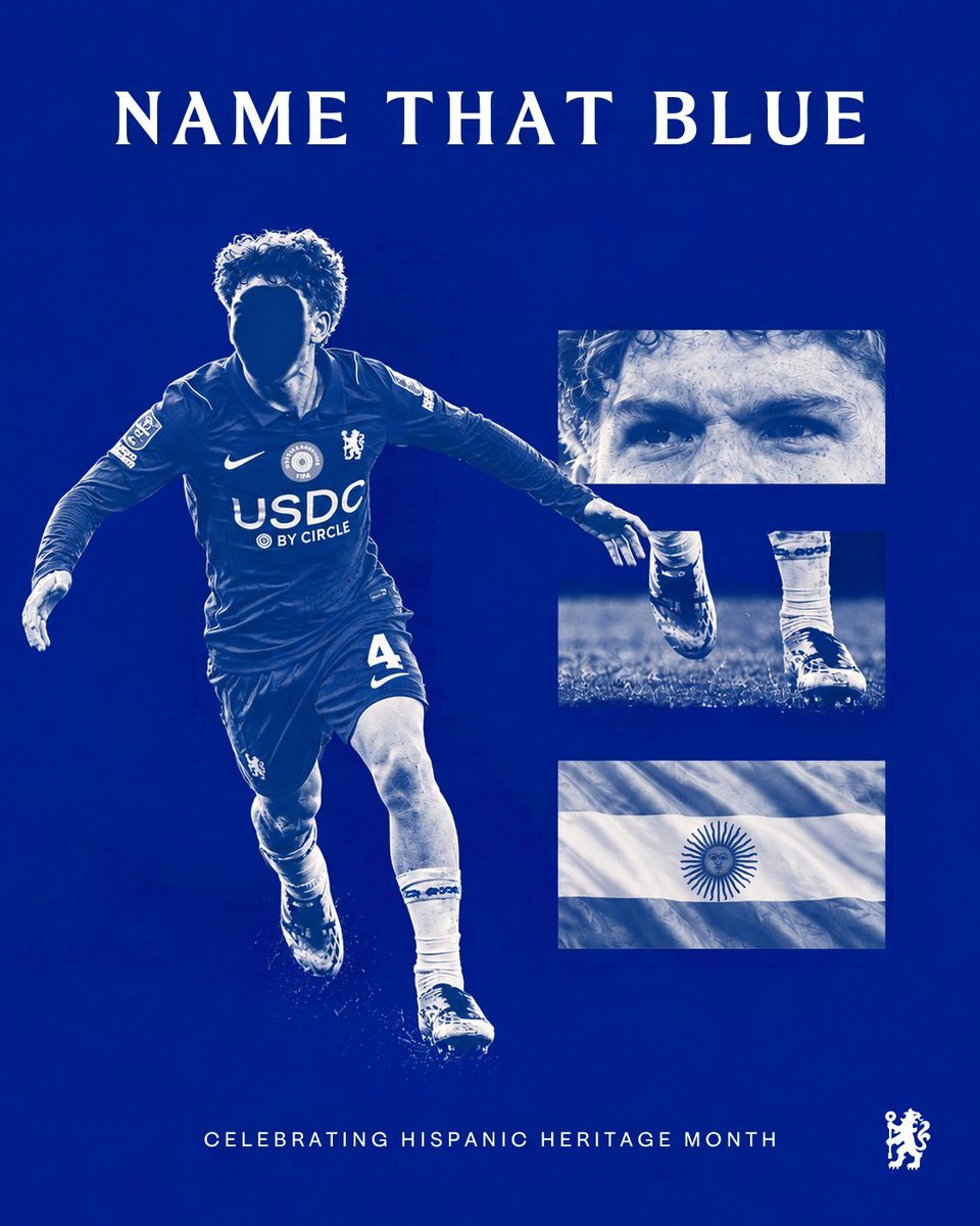 dbekele07's tweet photo. This Hispanic Heritage Month, we’re celebrating the Blues who have helped shape our story. 💙

Three clues. One Blue. Can you guess who? 👀 #CFC� https://t.co/27E9AG04ao