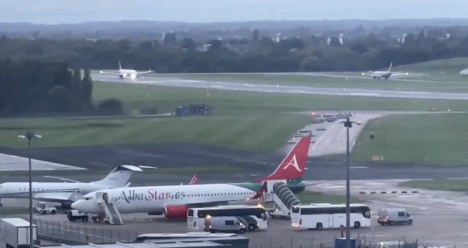 benonwine's tweet photo. The Labour government is lying to you.

A border officer at Manchester Airport says there is a corner of the airfield he can see and is banned from entering. Flights in between 2am and 4am. Three or four a week. Transponders off. Special call sign. Cleared to land.

Not screened by Border Force. Met by Home Office staff. Onto unmarked buses. Out a side gate. 200 to 300 people a flight, from the Middle East and sub-Saharan Africa.

That is not a leak. That is the government flying people in while telling you the border is under control. Illegal immigrants, delivered by the same people who swore they would stop the boats.

They are not failing. They are doing it. And they are lying to the British people about it.