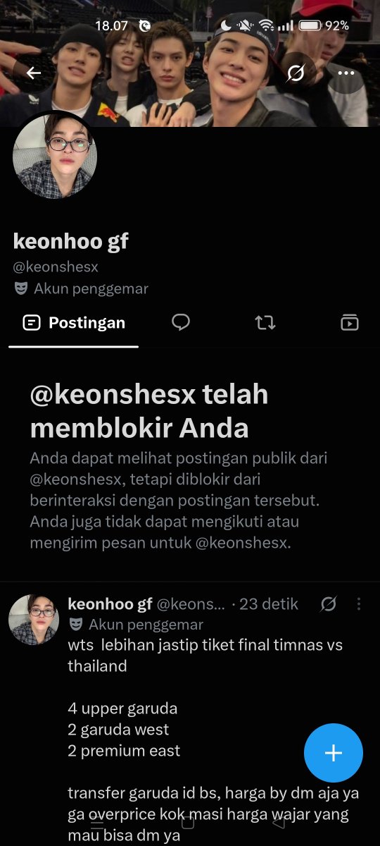 wyuliary's tweet photo. Hati2 ya guys sm akunn ini, PENIPUAN‼️ dithreads udh bnyk korbannya🙏 

Wts wtb tiket timnas indonesia vs thailand #zonauang #timnasindonesia https://t.co/Ggav1OEFmH