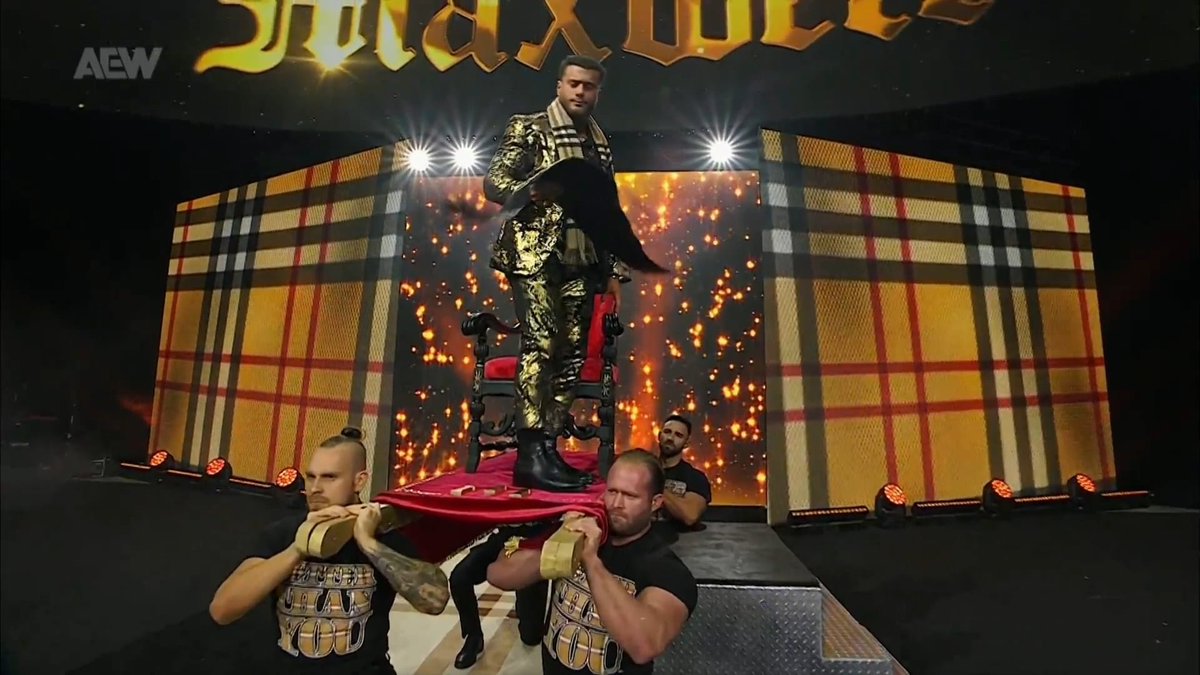 DFW_Wrestling's tweet photo. @MandlaNgannou @VincentCrossDFW @MKingsley_DFW's THEME HITS!

The camera cuts to the stage, where Miles Kingsley is being brought in onto the stage, on a special Red Throne, a massive smirk on his face. He jumps off, The Atlantic Championship rests on his waist. He storms to the ring. Ready to defend. https://t.co/FVsKP3PRHE