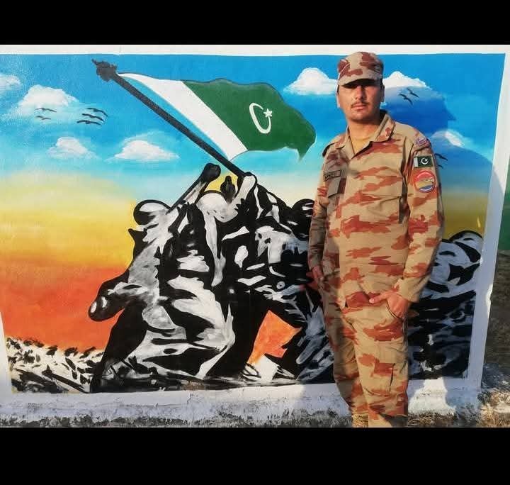 JihandBa's tweet photo. گذشتہ روز ماشکیل میں بلوچ خواتین جنگجوؤں کے حملے میں ہلاک ایف سی اہکار نائیک وحید کی فائل فوٹو

#ماشکیل https://t.co/iPfbXrWPMK