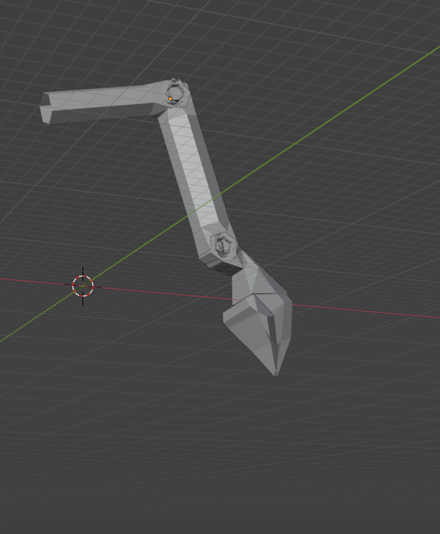 ka_suhitori's tweet photo. 今、Blenderで遊んでいるんですけど、これってちゃんとアームに見えますかね？
#Blender https://t.co/UvKT7Owlk3