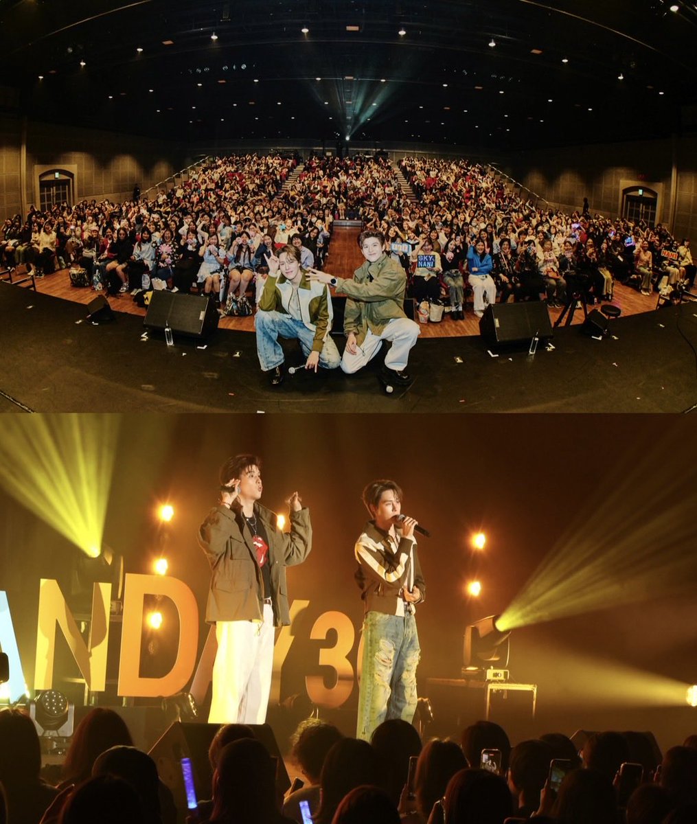 GMMTV's tweet photo. 今日は本当に幸せな一日でした。
今日、僕たち2人に会いに来てくれた皆さん、本当にありがとう！
皆さんも今日、僕たちと一緒に幸せな時間を過ごせていたら嬉しいです。
また近いうちに、皆さんと会えますように… 皆さん、大好きです！

วันนี้มีความสุขมากๆ เลย ขอบคุณทุกคนที่มาหาเราสองคนในวันนี้นะครับ หวังว่าวันนี้ทุกคนก็จะมีความสุขกลับไปเช่นกันนะ หวังว่าพวกเราจะเจอกันอีกเร็วๆนี้นะ
รักนะครับ 

#SKYNANIxFANDAY36INTOKYO
#GMMTVFANDAY36INTOKYO
#GMMTV 
@skywongraveee @Hirunkit_