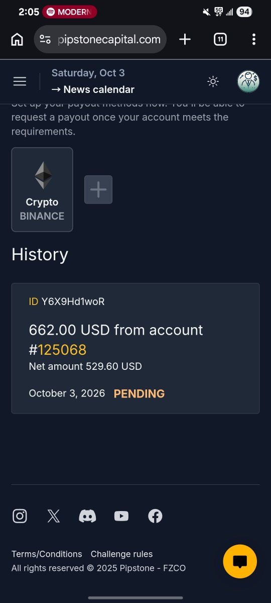merci__mon_dieu's tweet photo. PAYOUT REQUEST SUBMITTED WITH @Pipstonecapital 

I FOLLOWED ALL RULES OF @Pipstonecapital 

Let's see how long it takes for me to get paid https://t.co/ZUaf14EKPe