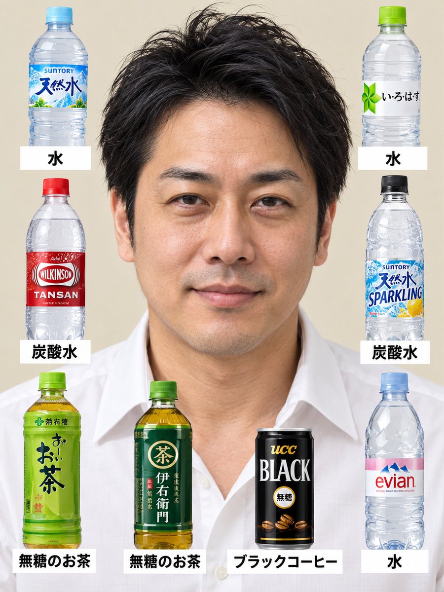 0_q4a's tweet photo. ←毎日缶コーヒーとエナドリ飲んでる男

→毎日水か炭酸水飲んでる男

顔の老け方、食べ物より飲み物で差がつく

見た目が老ける飲み物ワースト5↓ https://t.co/1KRIdBxjnH