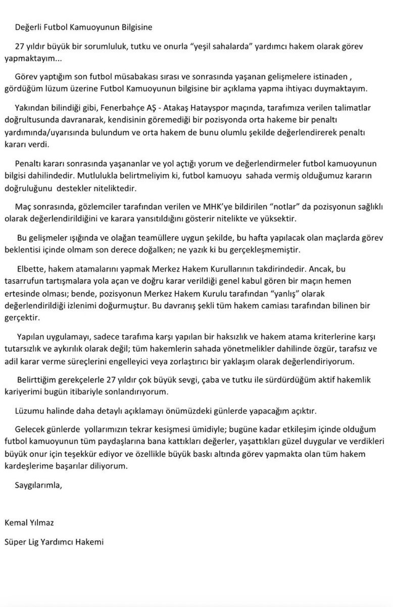 AkkayDenizz__'s tweet photo. Eski Hakem Kemal Yılmaz;

“Fenerbahçe’nin lehine doğru karar verdiğim için hakemlikten atıldım” https://t.co/8jeeP28INZ
