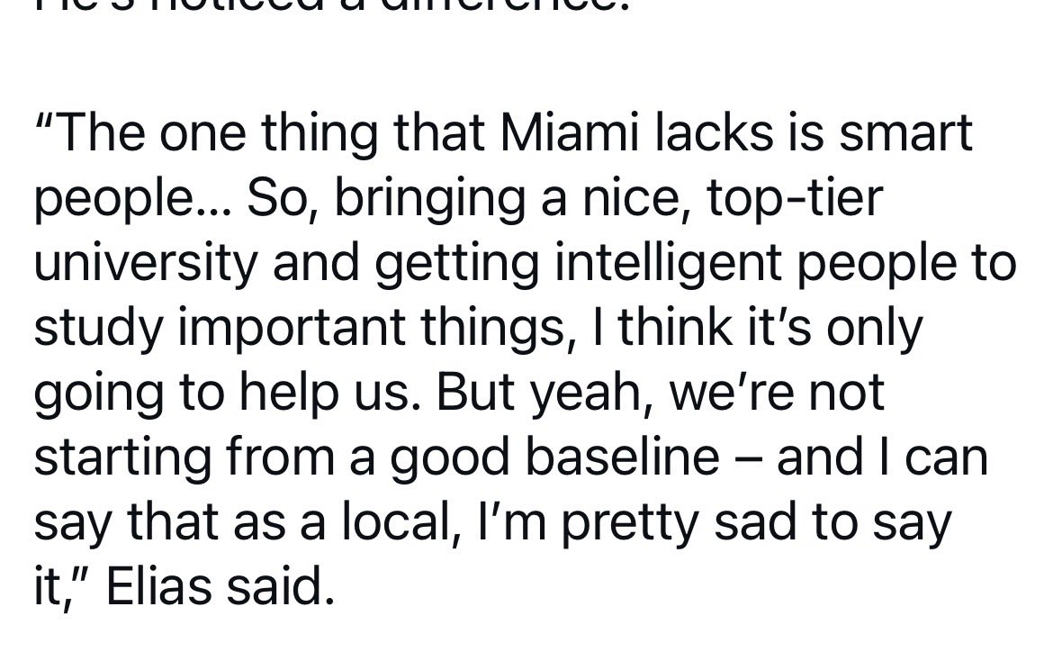 LuluGNavarro's tweet photo. As a Miamian this really made me laugh. Bro was straight up saying the thing. https://t.co/ZRGXsXQ69C