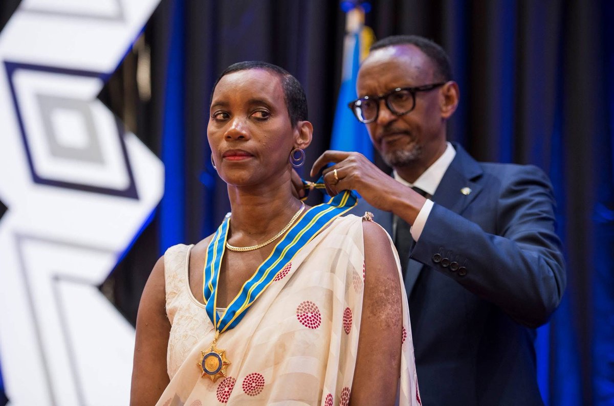 NewTimesRwanda's tweet photo. UPDATE: Dafroza Mukarumongi Gauthier, co-founder of the Collectif des Parties Civiles pour le Rwanda (CPCR), has passed away. The organisation has worked to bring to justice people suspected of involvement in the 1994 Genocide against the Tutsi who fled to France.

In 2017, President #Kagame awarded Dafroza and her husband, Alain Gauthier, the Igihango National Order of Outstanding Friendship for their contribution to #Rwanda.
