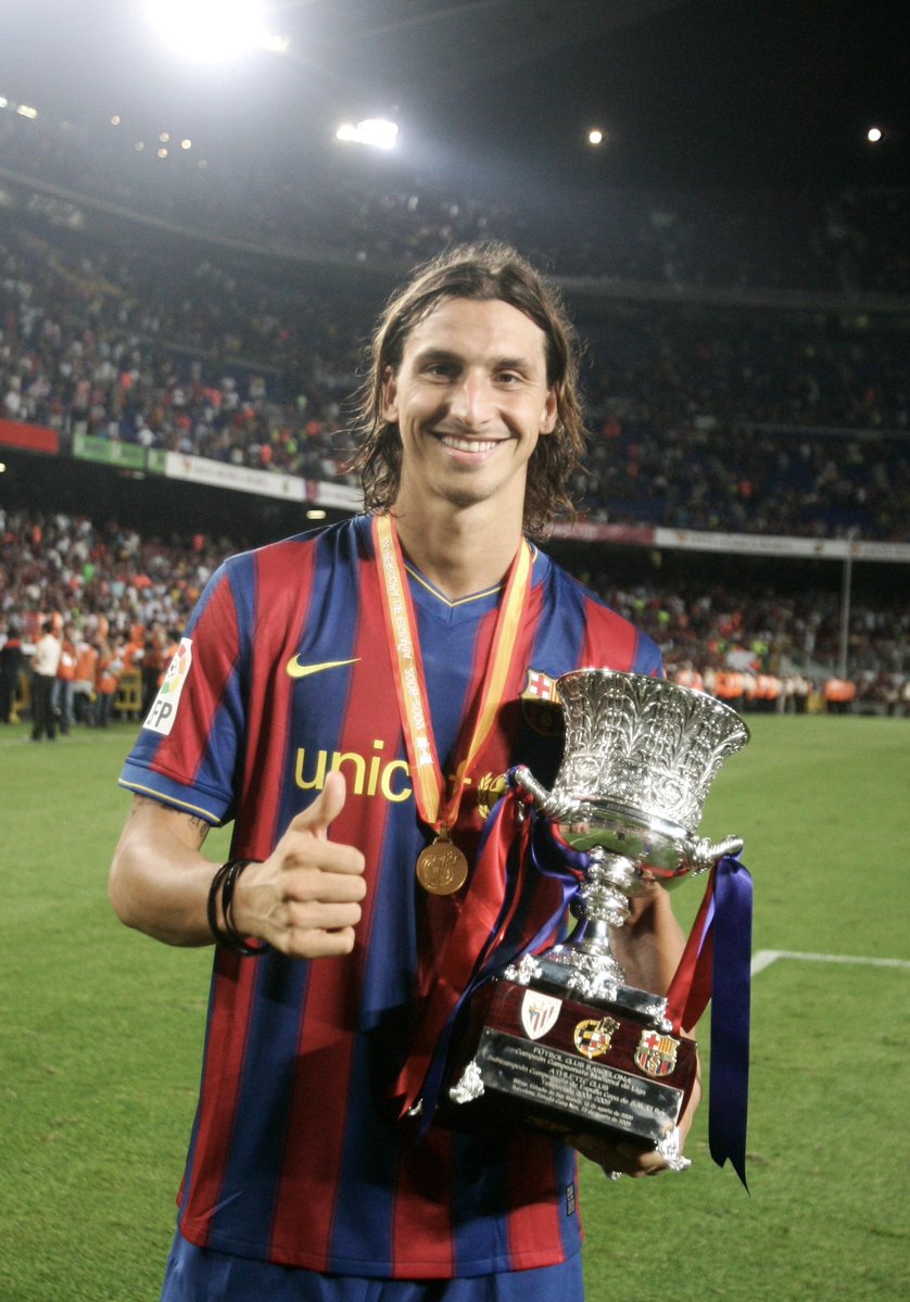 FCBarcelona's tweet photo. Happy birthday, Ibra 🎉 https://t.co/zWA8vY0ud3
