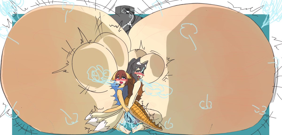inflacon0852's tweet photo. ウチの子とリューカちゃんで、リューカちゃんの部屋で膨らみ会いっこするイラストとかお願いできますか！
#odaibako_inflacon0852 https://t.co/O9XUyzPfV0
この後めちゃくちゃ膨らんで家ごと吹き飛ばした https://t.co/5k3lFDqH8e