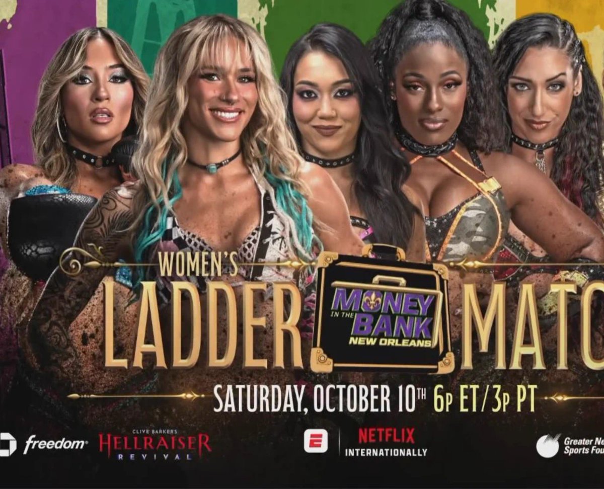 BalorsImpact's tweet photo. Such a Tea MITB Lineup. https://t.co/3nWfoL8t7Q