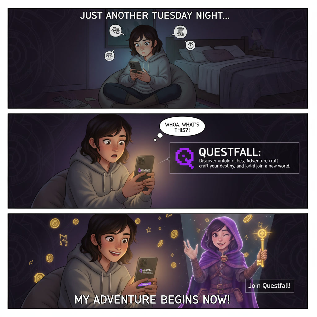 Superheroe79's tweet photo. Live with and Without Questfall.

This is my submission for the ‘Create a Questfall Comic’ quest at https://t.co/nx0n7GQIkj.

@QuestfallHQ #Quests #GameFi https://t.co/JdB11h2FZu