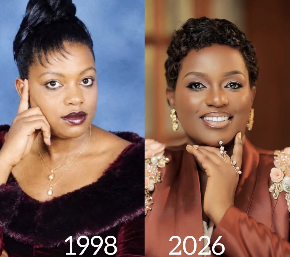 BigEyeUG's tweet photo. 28 year difference, still gorgeous. https://t.co/p9FyDs3w1A