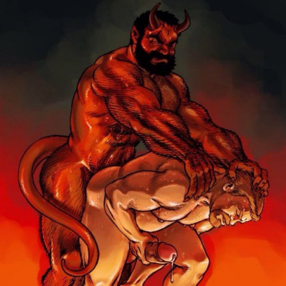_DEVILSLUST666's tweet photo. Reblog if the idea of being sodomized by Satan and his demons for all eternity in Hell makes you hard👿🤟🏿 https://t.co/i2RBlfAVRh