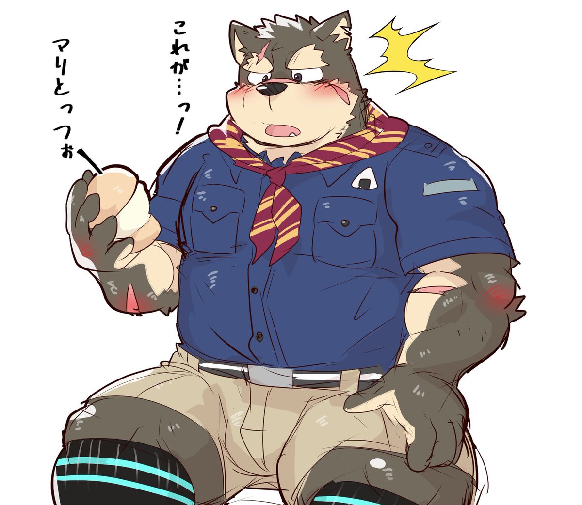 yonyon_ocha's tweet photo. まりとっつぉくん https://t.co/5pHxME2inE