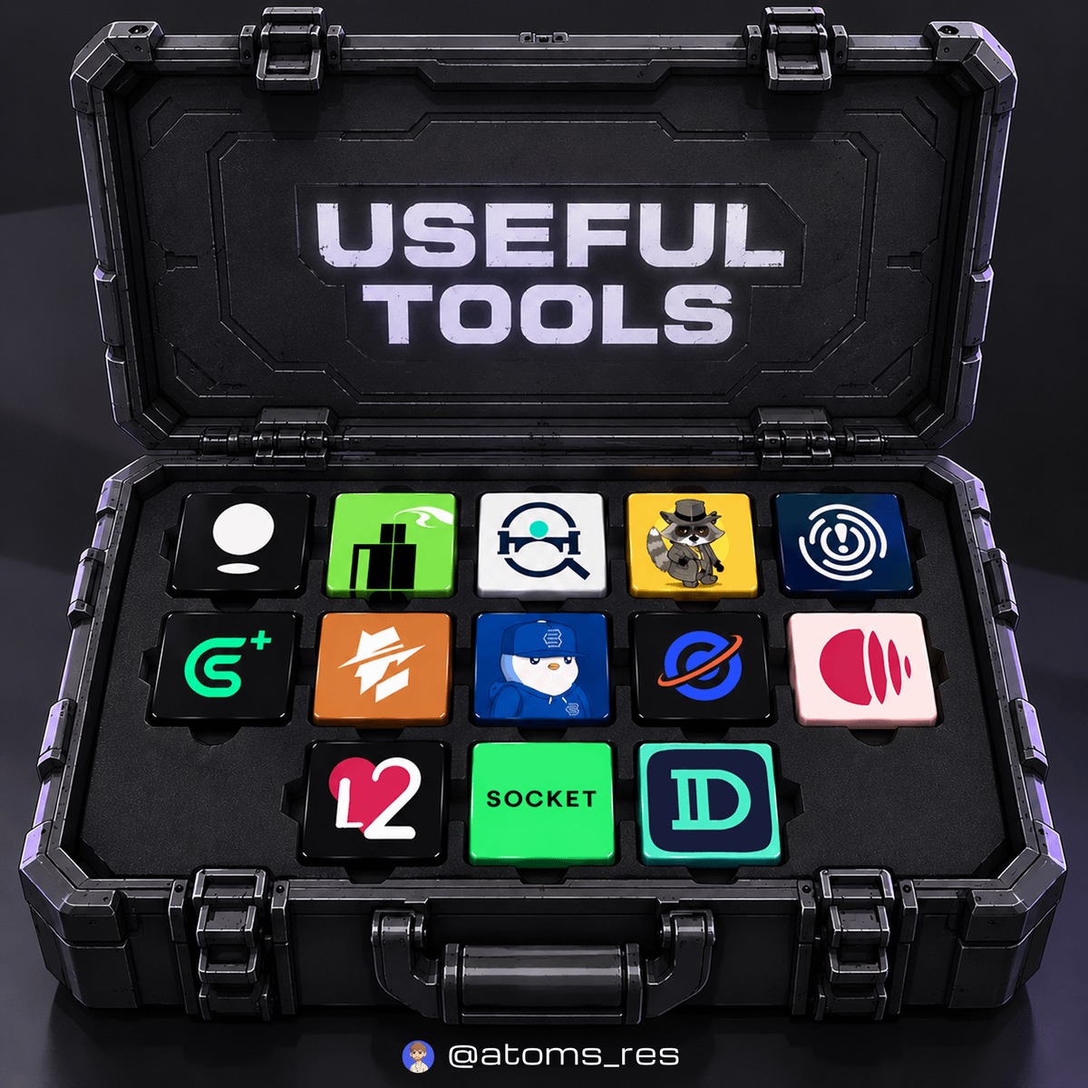 atoms_res's tweet photo. 🛠  13 tools I wish I knew earlier

One of them might find lost funds 👇

@privy_io: checks balances stuck in old dapp wallets

@solincinerator: closes empty Solana accounts and refunds the rent

@stuckfundseth: tracing lost and forgotten bridge claims

@Rugcheckxyz: checks mint, freeze and LP risks before buying on Solana

@realScamSniffer: checks for phishing and wallet-drainer risks

@GoPlusSecurity: checks contracts for honeypot, tax and blacklist risks

@MetaSleuth: traces where funds actually went

@AppBreadcrumbs: maps wallet clusters

@CieloFinance: alerts you when tracked wallets move

@Tokenomist_ai: tracks token unlocks and vesting

@l2beat: shows the risks behind an L2 before you bridge

@SOCKETProtocol: finds cross-chain routes instead of making you pick a bridge manually

@definedfi: DEX charts and onchain data without paying for trending

Bookmark this post so you don't lose it 🔖