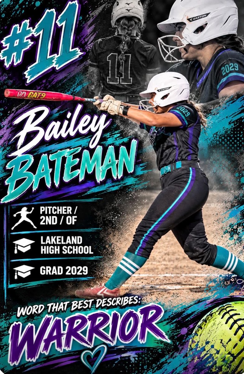 LegacyThunderIN's tweet photo. “Warrior” tough, relentless and refuses to quit
Our #11 Bailey Bateman is tougher than nails and will do anything to help her team. https://t.co/SsUZQCkD9a