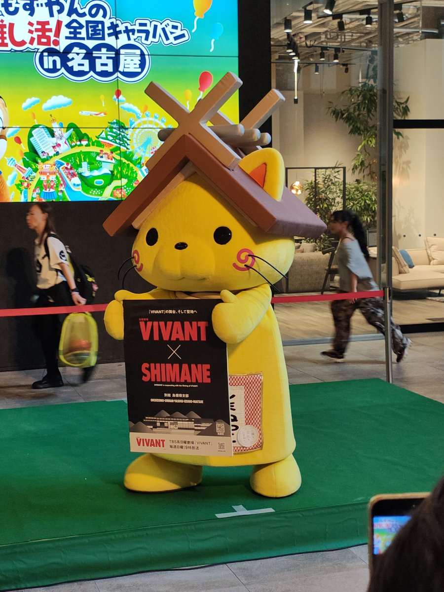 pepeco_pepepe's tweet photo. 宣伝ポスターを四方八方に見せる為に、ジワジワゆっくり自分でターンテーブルしていたしまねっこちゃん。

めちゃカワ❗️

いつも、もずやんと仲良くしてくれておおきに❗️ https://t.co/jJ53O4LsDT