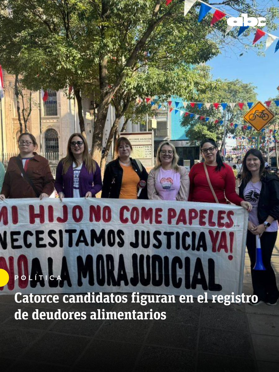 ABCDigital's tweet photo. 🔴 Elecciones municipales: 14 candidatos figuran como deudores alimentarios

📌Dos candidatos a intendentes y 12 a concejales titulares aparecen en el Registro de Deudores Alimentarios Morosos (REDAM).

🔸La normativa no les impide competir, pero sí genera consecuencias en determinados trámites estatales.

🔴 Canal de WhatsApp: https://t.co/7g4sFrySuw

https://t.co/4jW1oYiSvc