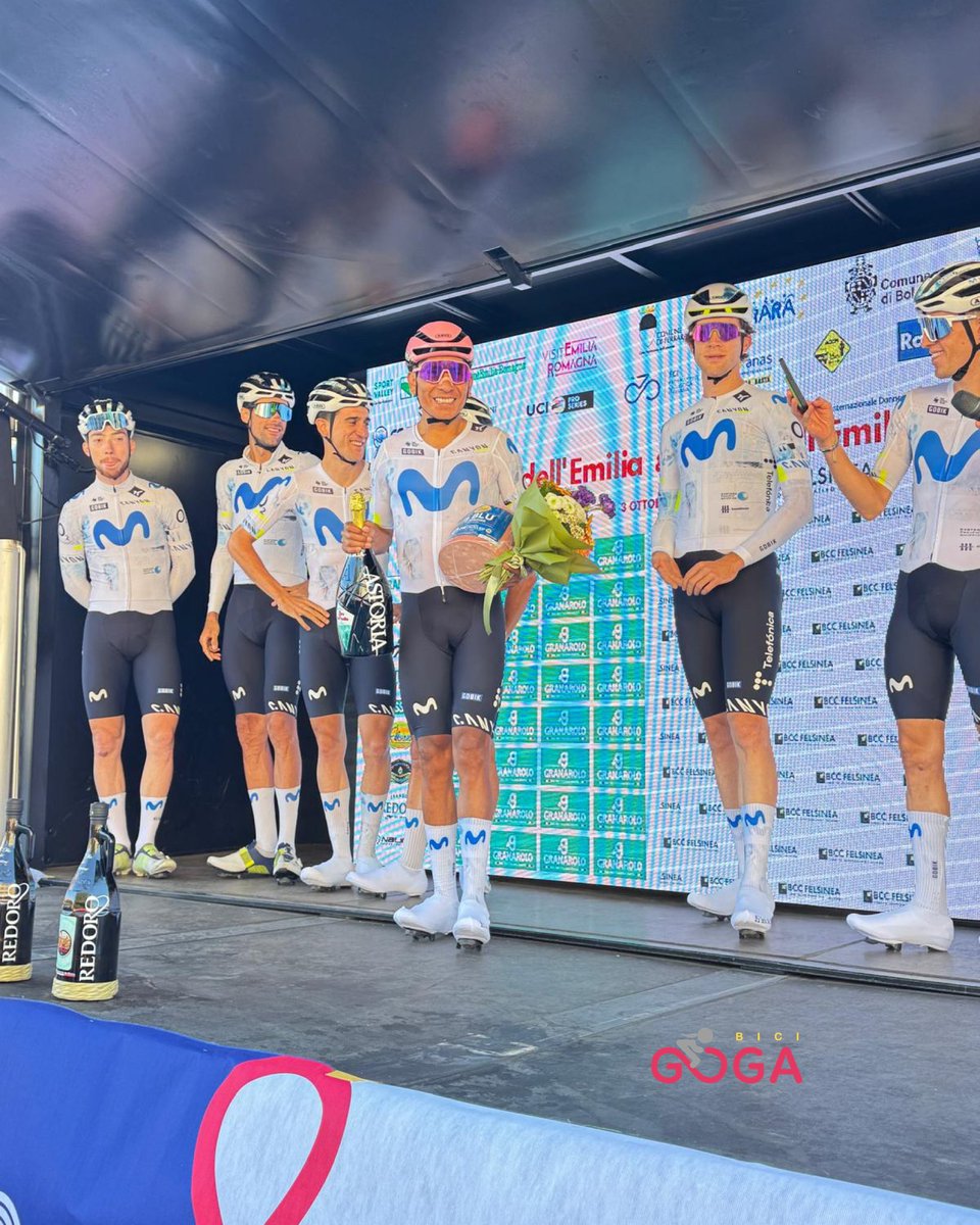 BiciGoga's tweet photo. Gracias @NairoQuinCo por tantas alegrías! Que se te multipliquen en tu nuevo camino personal. Última carrera de Nairo en #Girodellemilia  🇮🇹 https://t.co/EulHly2No5