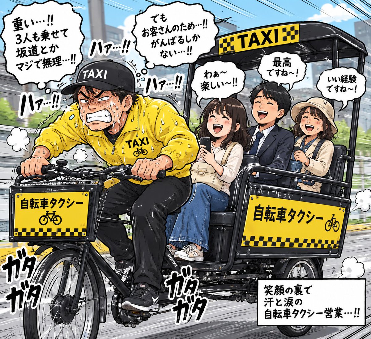 Y1_MASA's tweet photo. 自転車で営業するシリーズの夢を通算150回くらい見てる😓

今日は行く先聞くと
「西武台遊園地まで！」

ロングだ！ラッキー���と思うと、しまった自転車じゃん😳って50km以上の距離を我武者羅に走り出す。

���速の入口まで来てチャリだから通れねぇ😱って困り果てながら目が覚めた。
#職業病 https://t.co/VkHPBy1R28